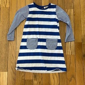 Luigi Kids Blue and White Dress size 6